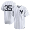 Custom #35 White 2024 NYY Baseball Shirt Top