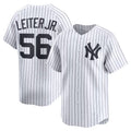 Custom #56 White NYY Baseball Shirt Top
