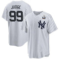 Custom #99 White 2024 NYY Baseball Shirt Top