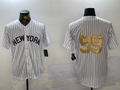 Custom #99 White NYY Baseball Shirt Top