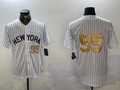 Custom #99 White NYY Baseball Shirt Top