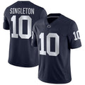 Custom #10 Navy DET Football Shirt Top