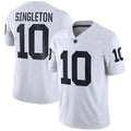 Custom #10 White DET Football Shirt Top