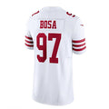 Custom #97 White SF Football Shirt Top