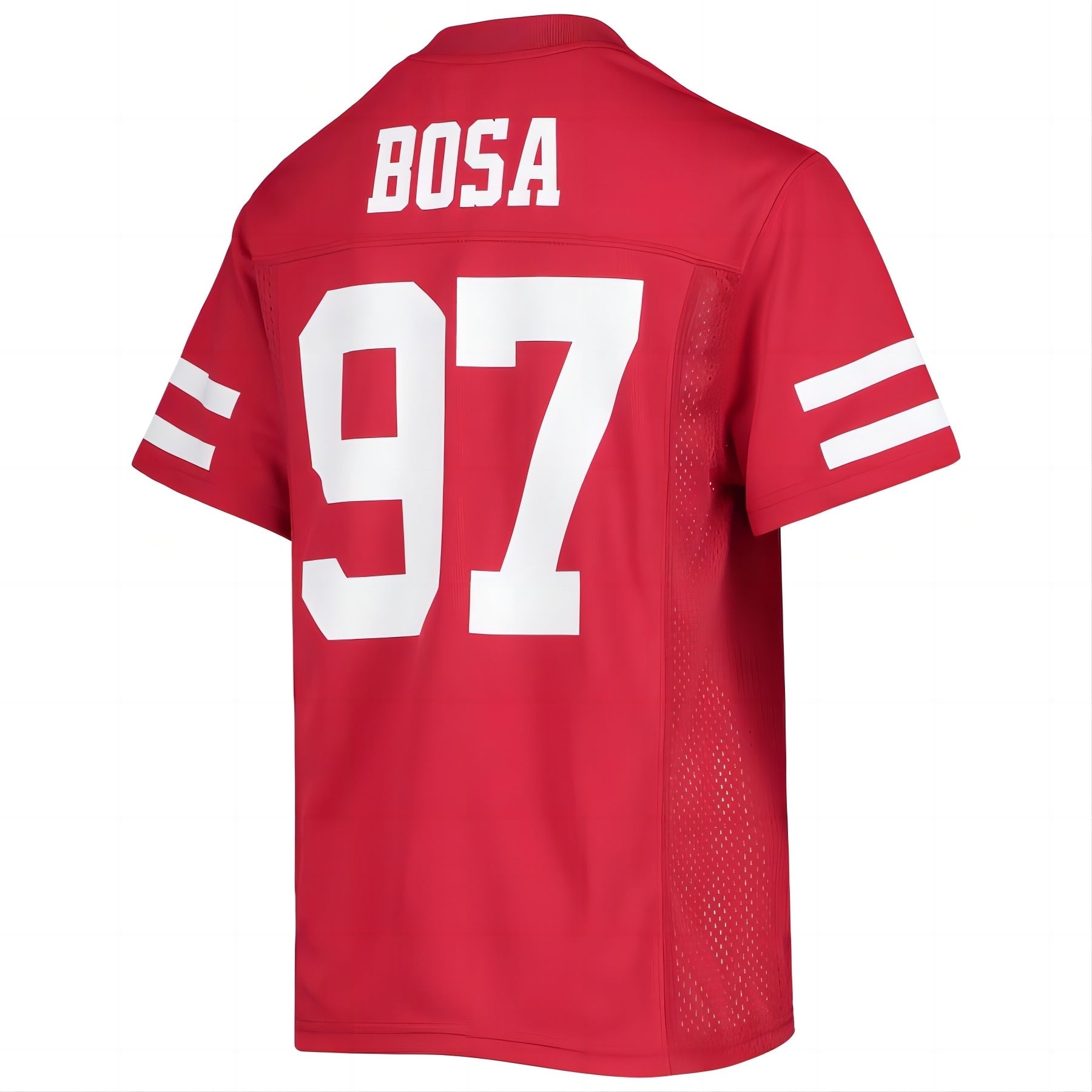 Custom #97 Scarlet 2023 SF Football Shirt Top
