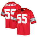 Custom #55 Scarlet Football Shirt Top
