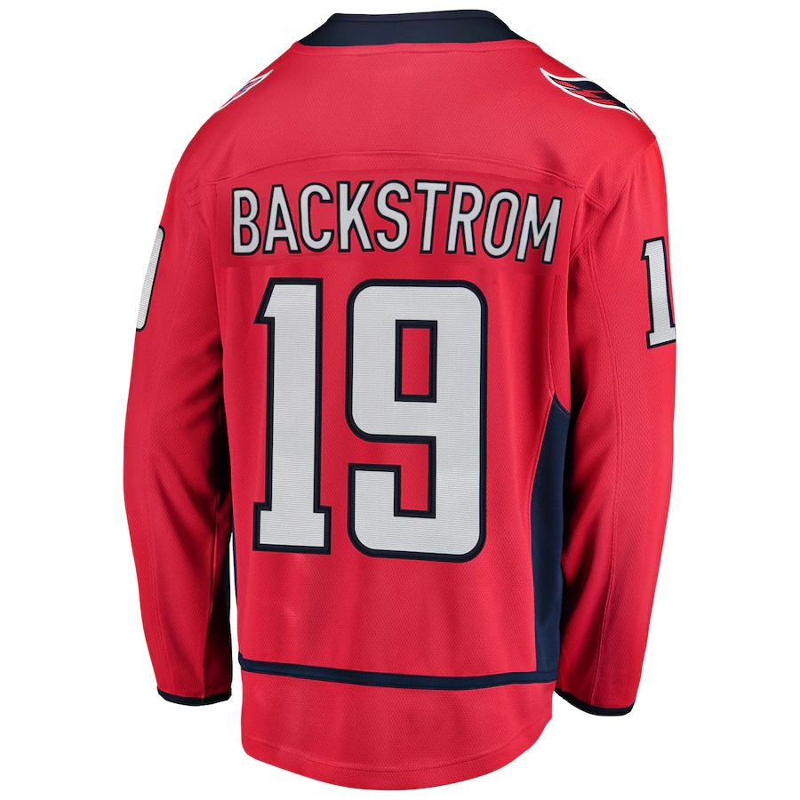Custom #19 Red WSH Hockey Shirt Top