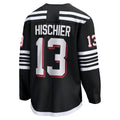 Custom #13 Black NJD Hockey Shirt Top