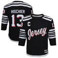 Custom #13 Black 2021 NJD Hockey Shirt Top