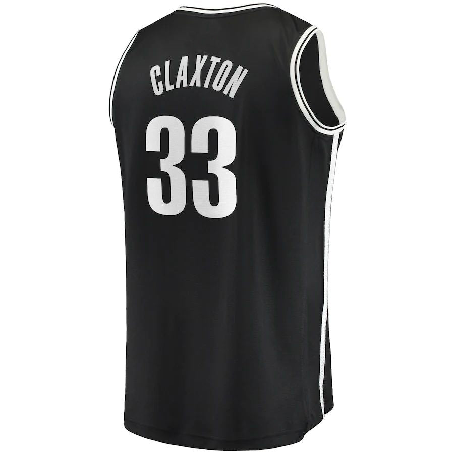 Custom #33 Black BKN Basketball Shirt Top