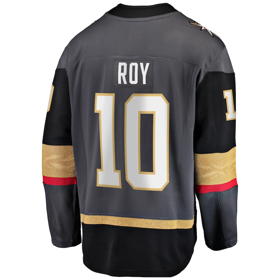 Custom #10 Gray VGK Hockey Shirt Top