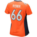 Custom #66 Orange DEN Football Shirt Top