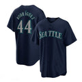 Custom #44 Navy SEA Baseball Shirt Top