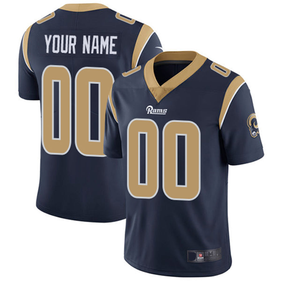 Custom Navy LAR Football Shirt Top