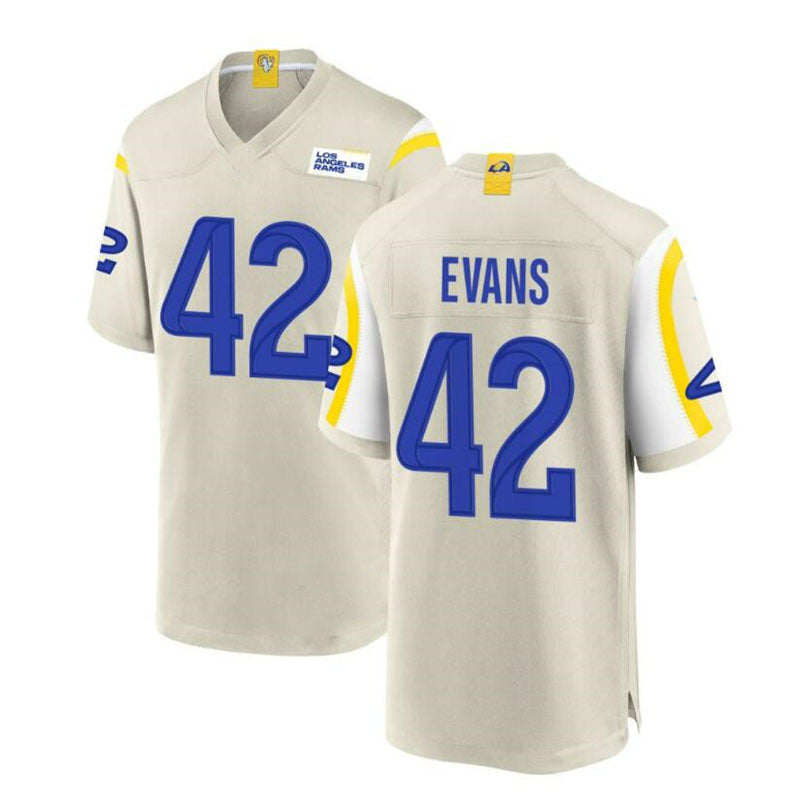 Custom #42 LAR Football Shirt Top