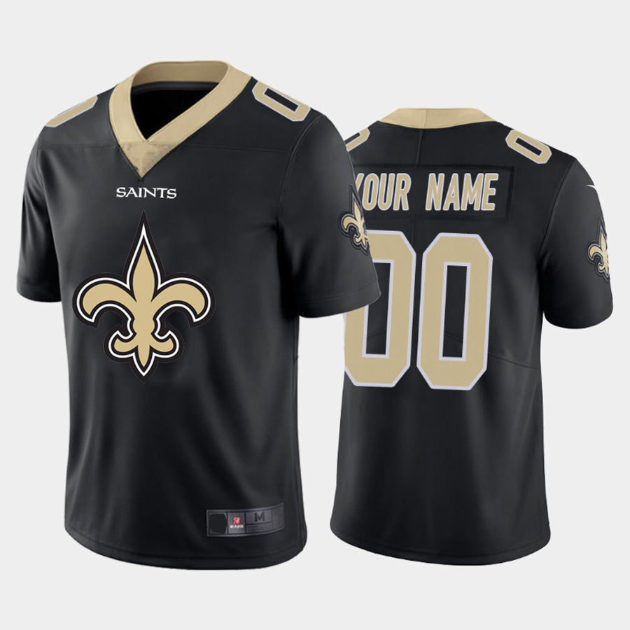 Custom Black NO Football Shirt Top