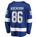 Custom #86 Blue 2022 Stanley Cup TBL Hockey Shirt Top