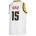 Custom #15 White 2019 DEN Basketball Shirt Top