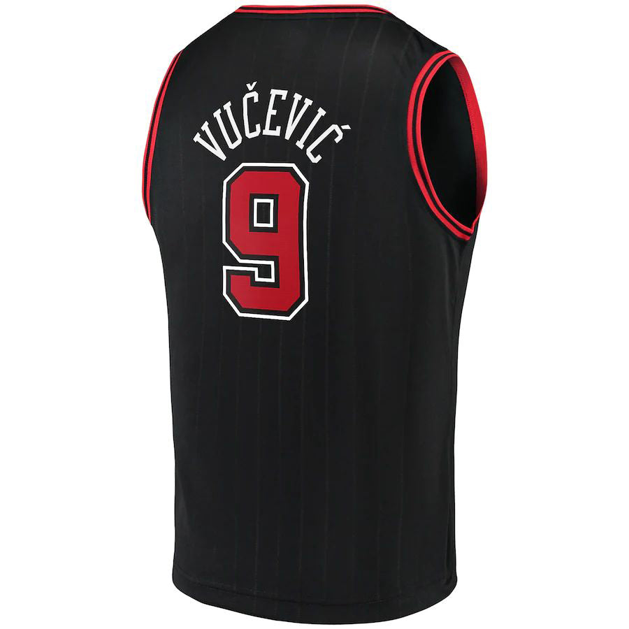Custom #9 Black 2022 CHI Basketball Shirt Top
