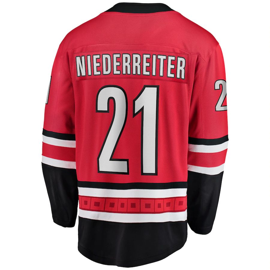 Custom #21 Red CAR Hockey Shirt Top