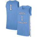 Custom #1 Carolina Blue College Shirt Top