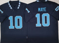 Custom #10 Navy College Shirt Top