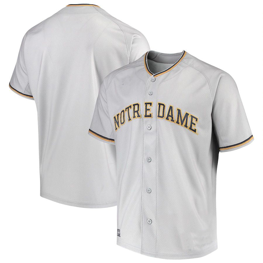 Custom Gray Baseball Shirt Top