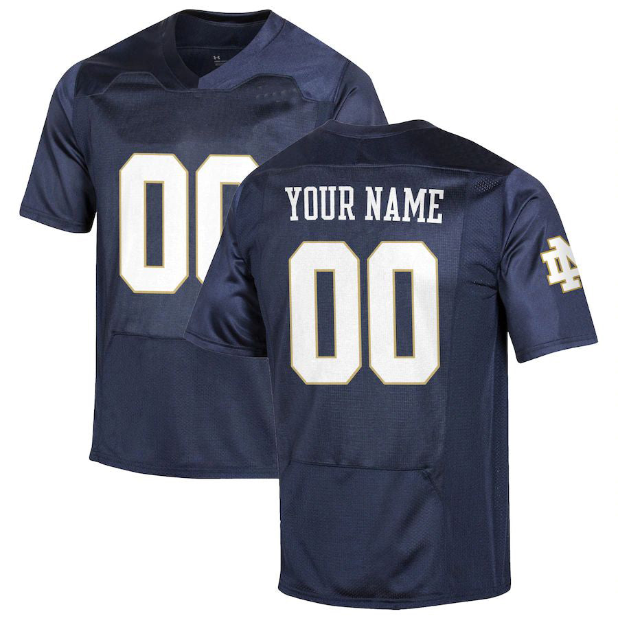Custom Navy Football Shirt Top