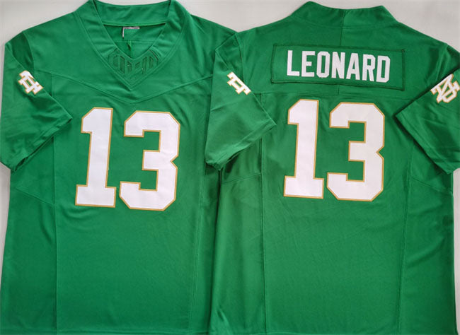 Custom #13 Green 2024 Football Shirt Top