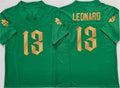 Custom #13 Green 2025 Football Shirt Top