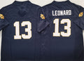 Custom #13 Navy 2025 Football Shirt Top