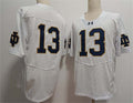 Custom #13 White 2024 College Shirt Top