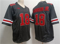 Custom #18 Black 2023 College Shirt Top