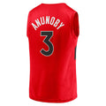 Custom #3 Red TOR Basketball Shirt Top