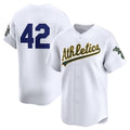 Custom #42 White 2024 Jackie Robinson Day OAK Baseball Shirt Top