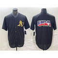 Custom Black OAK Baseball Shirt Top