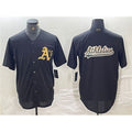 Custom Black OAK Baseball Shirt Top