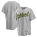 Custom Gray OAK Baseball Shirt Top