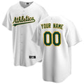 Custom White OAK Baseball Shirt Top