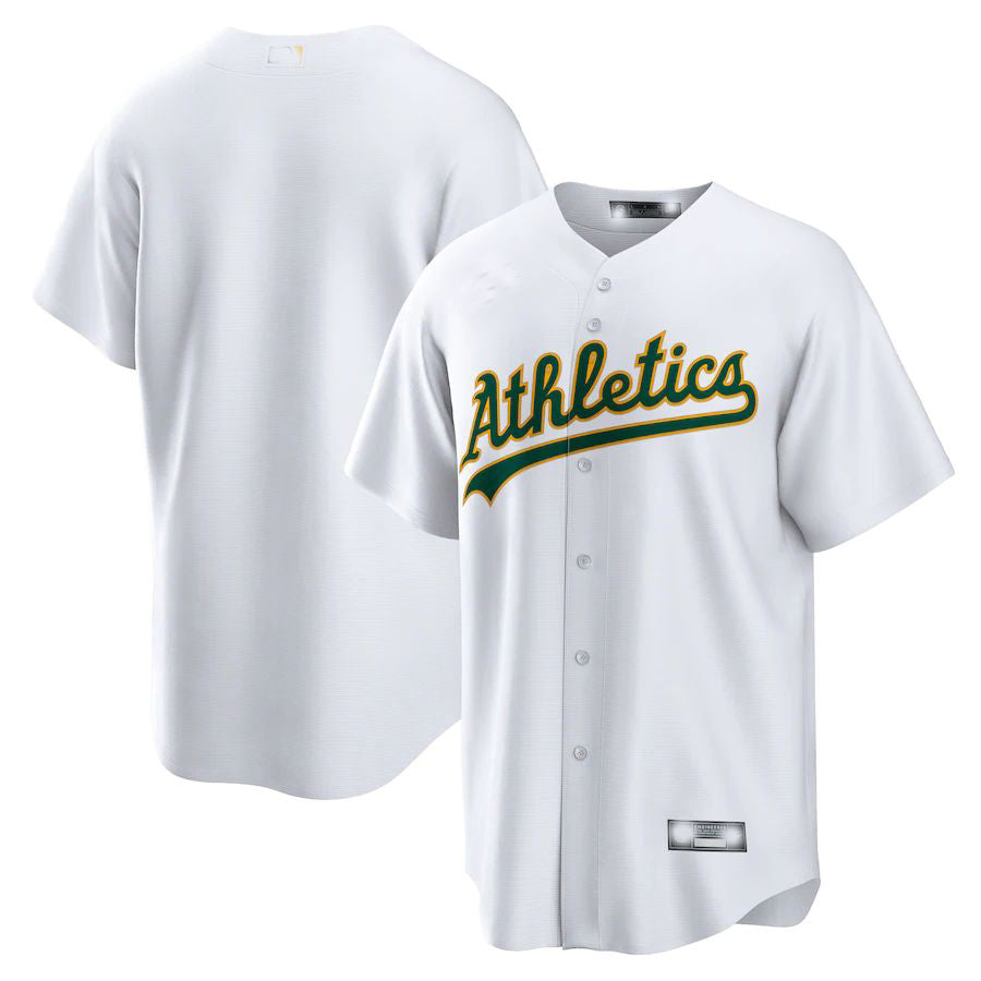 Custom White OAK Baseball Shirt Top
