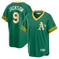 Custom #9 Green OAK Baseball Shirt Top