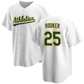 Custom #25 White OAK Baseball Shirt Top