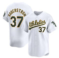 Custom #37 White OAK Baseball Shirt Top
