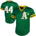 Custom #44 Green OAK Baseball Shirt Top
