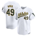 Custom #49 White OAK Baseball Shirt Top