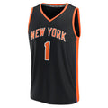 Custom #1 Black 2022 NYK Basketball Shirt Top