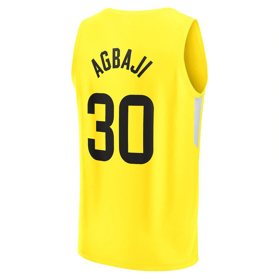 Custom #30 Yellow 2022 UTA Basketball Shirt Top