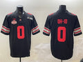 Custom #0 Black 2025 Football Shirt Top