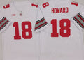 Custom #18 White 2025 Football Shirt Top