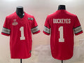 Custom #1 Red 2025 Football Shirt Top